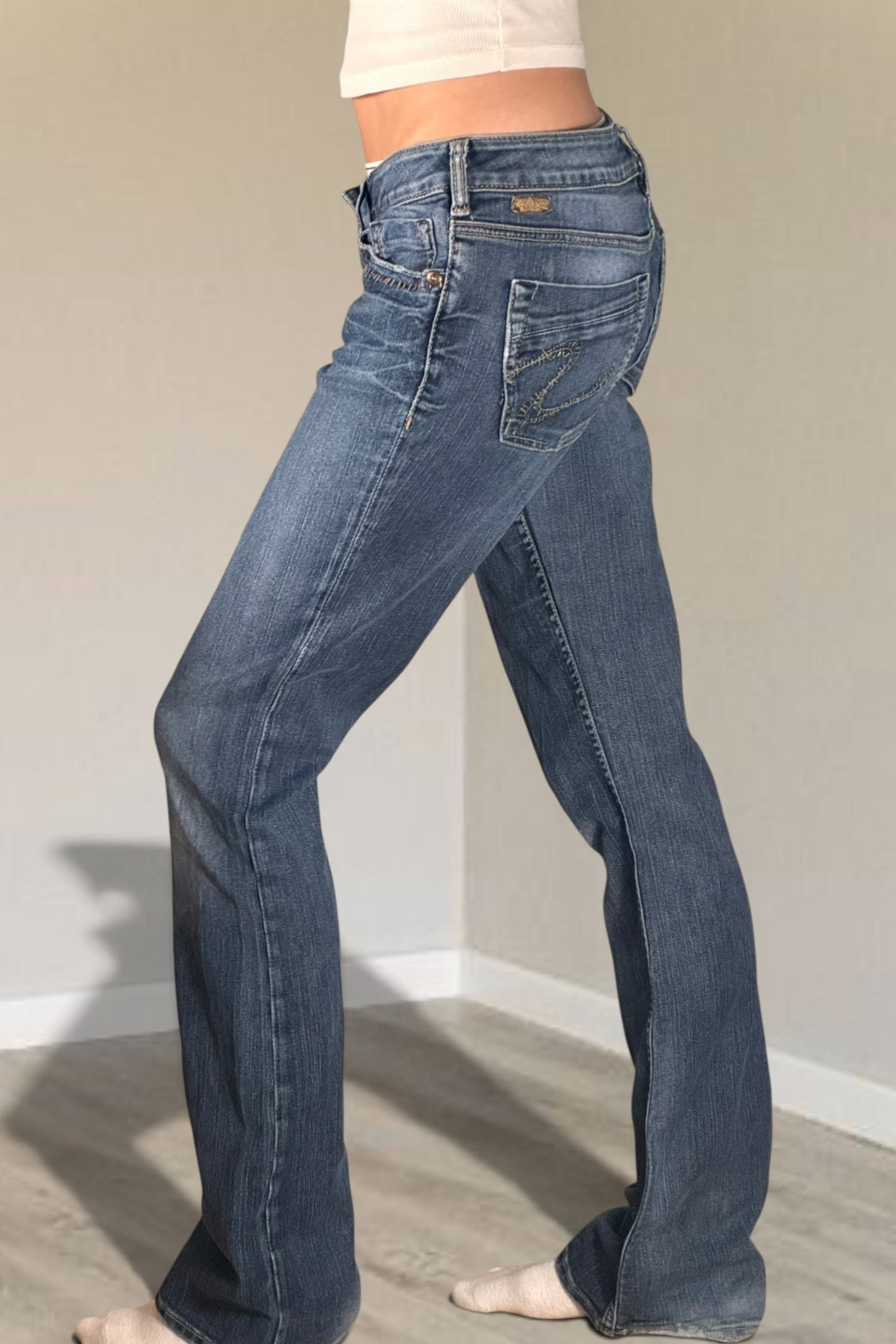 Lågmidjade jeans stl: S