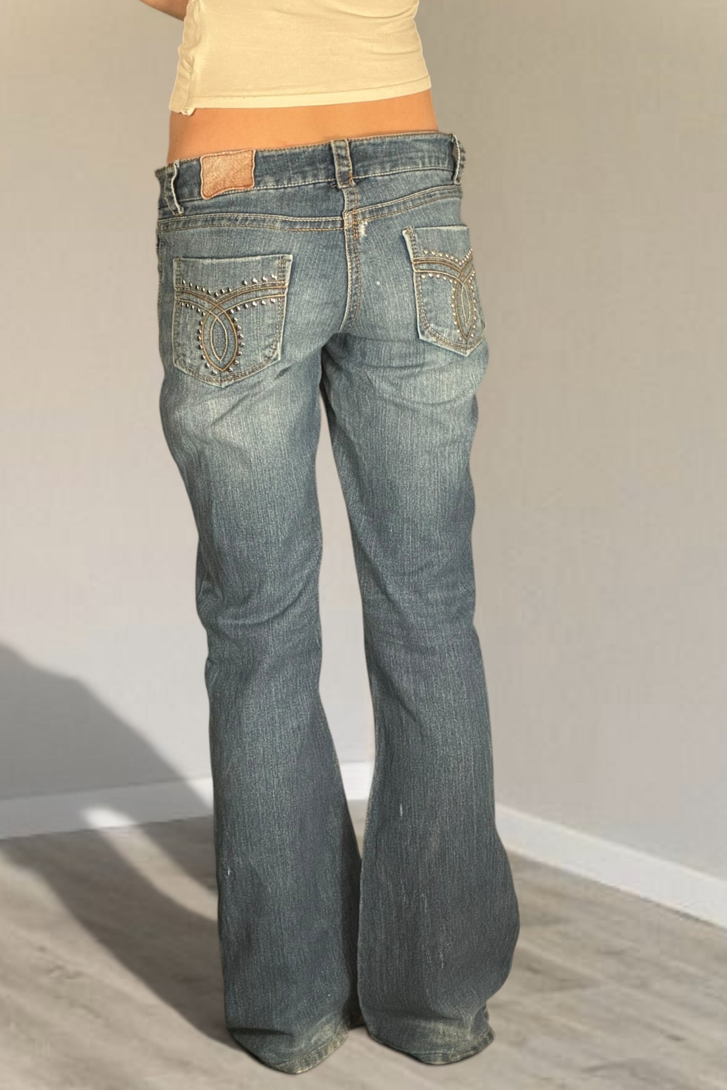 Lågmidjade jeans stl: S