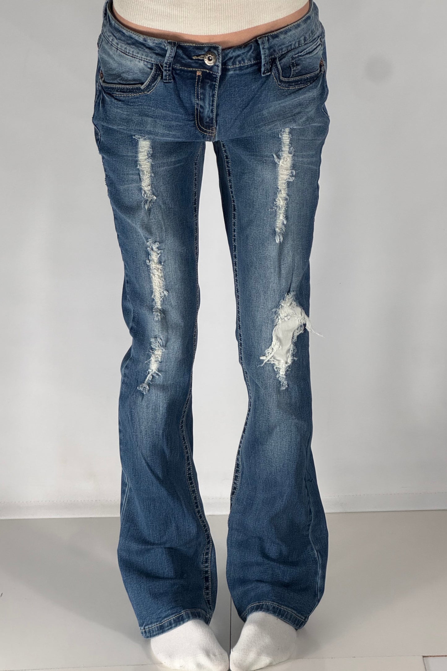 Lågmidjade jeans stl: S