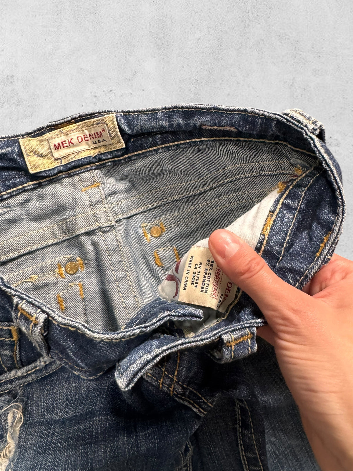 Lågmidjade jeans stl: XS
