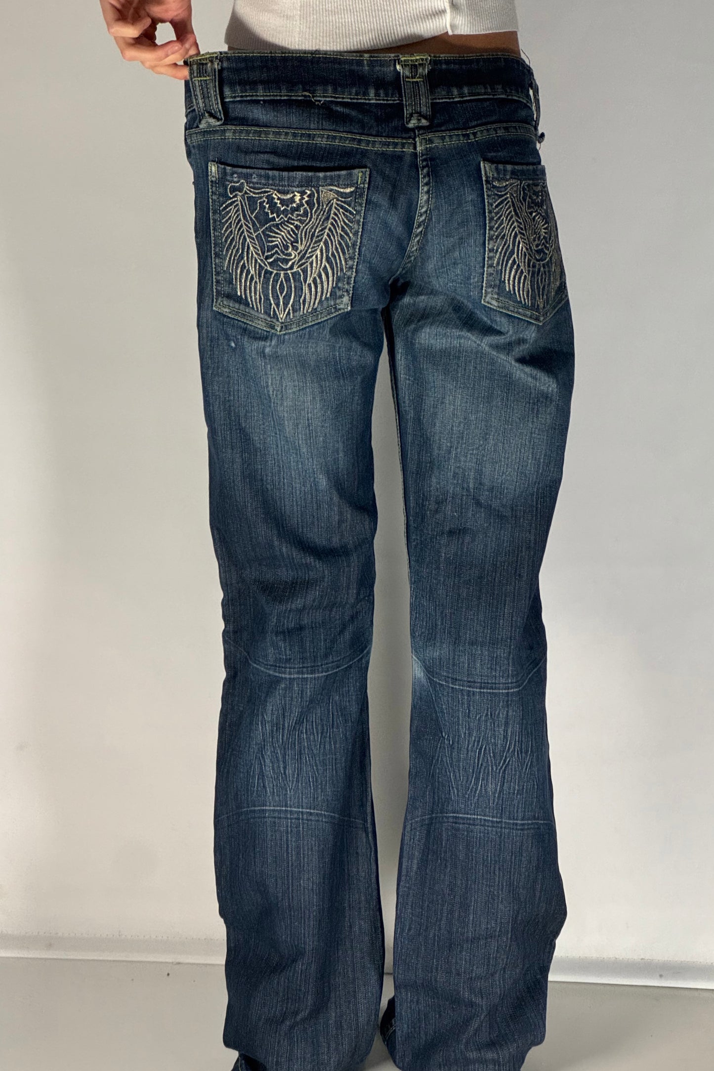 Lågmidjade jeans stl: M