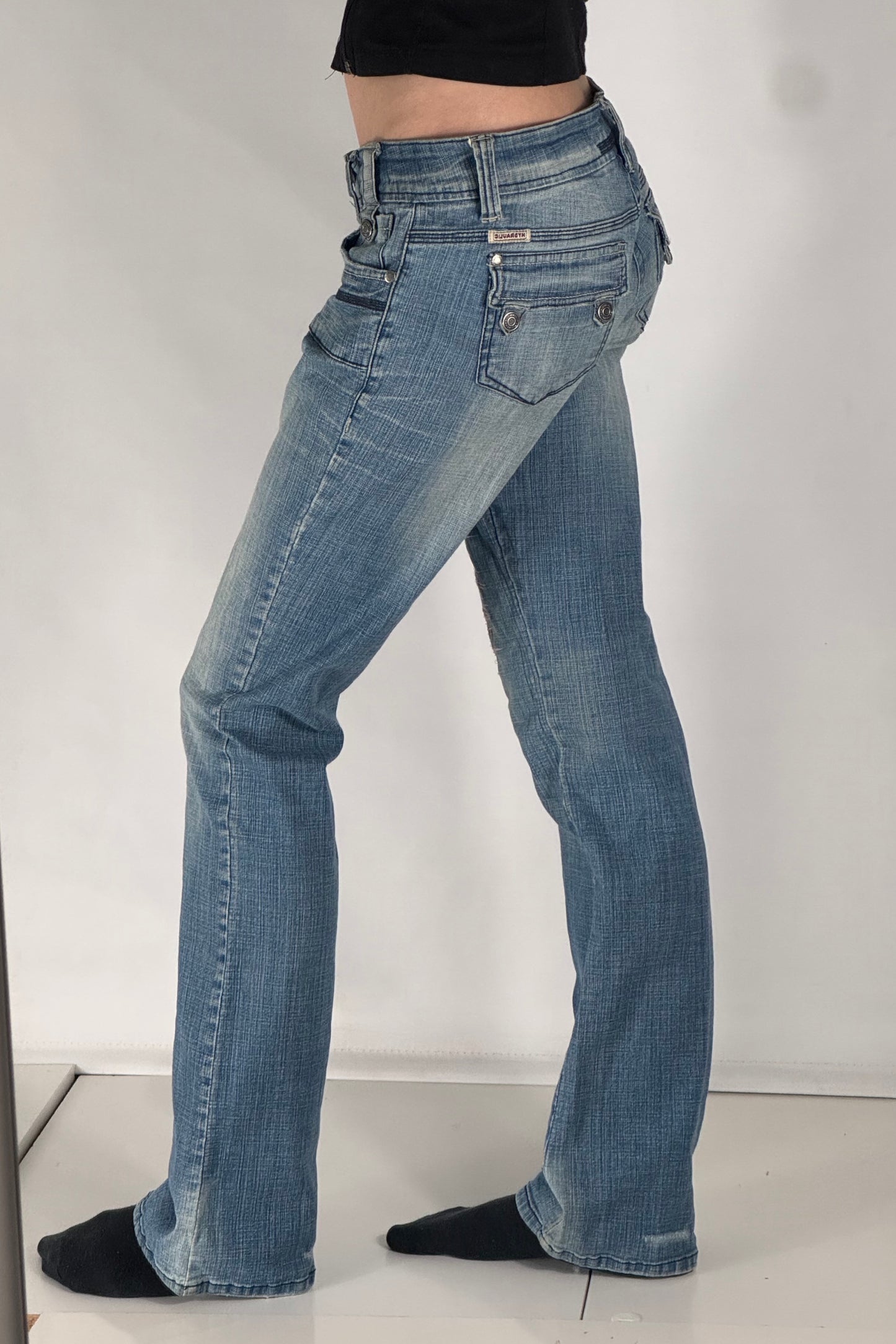 Lågmidjade jeans stl: S/M