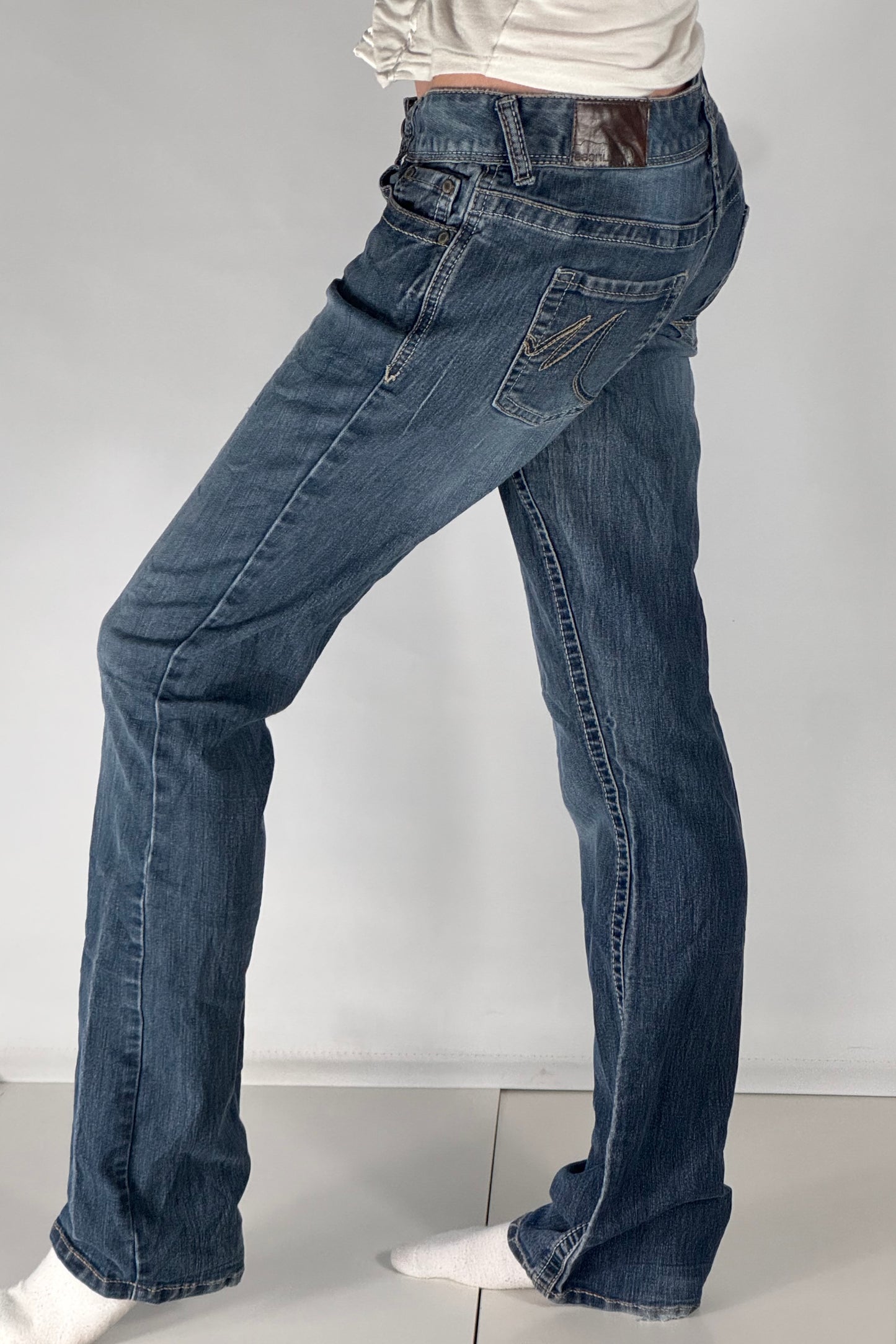 Lågmidjade jeans stl: S