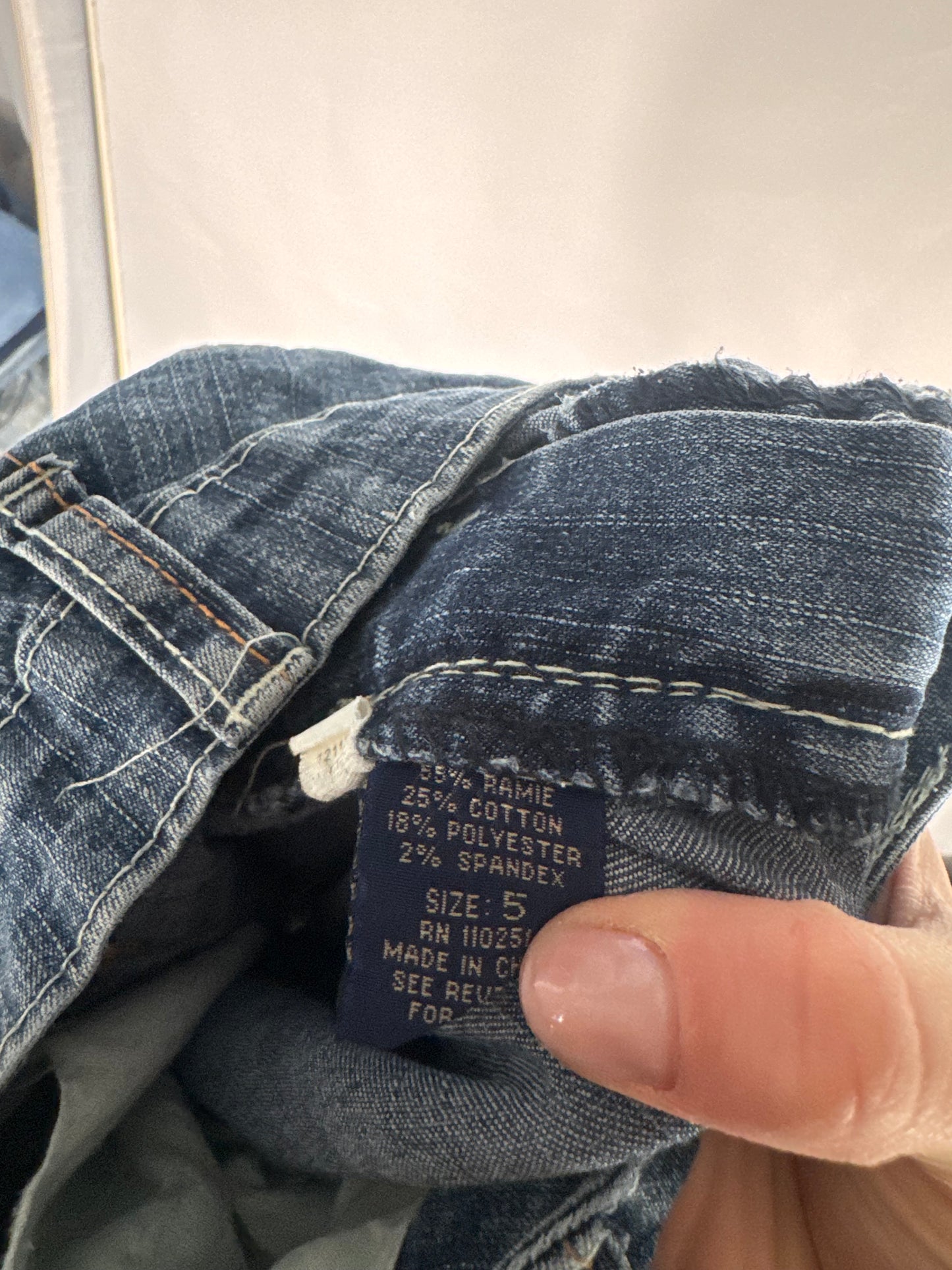 Lågmidjade jeans stl: S