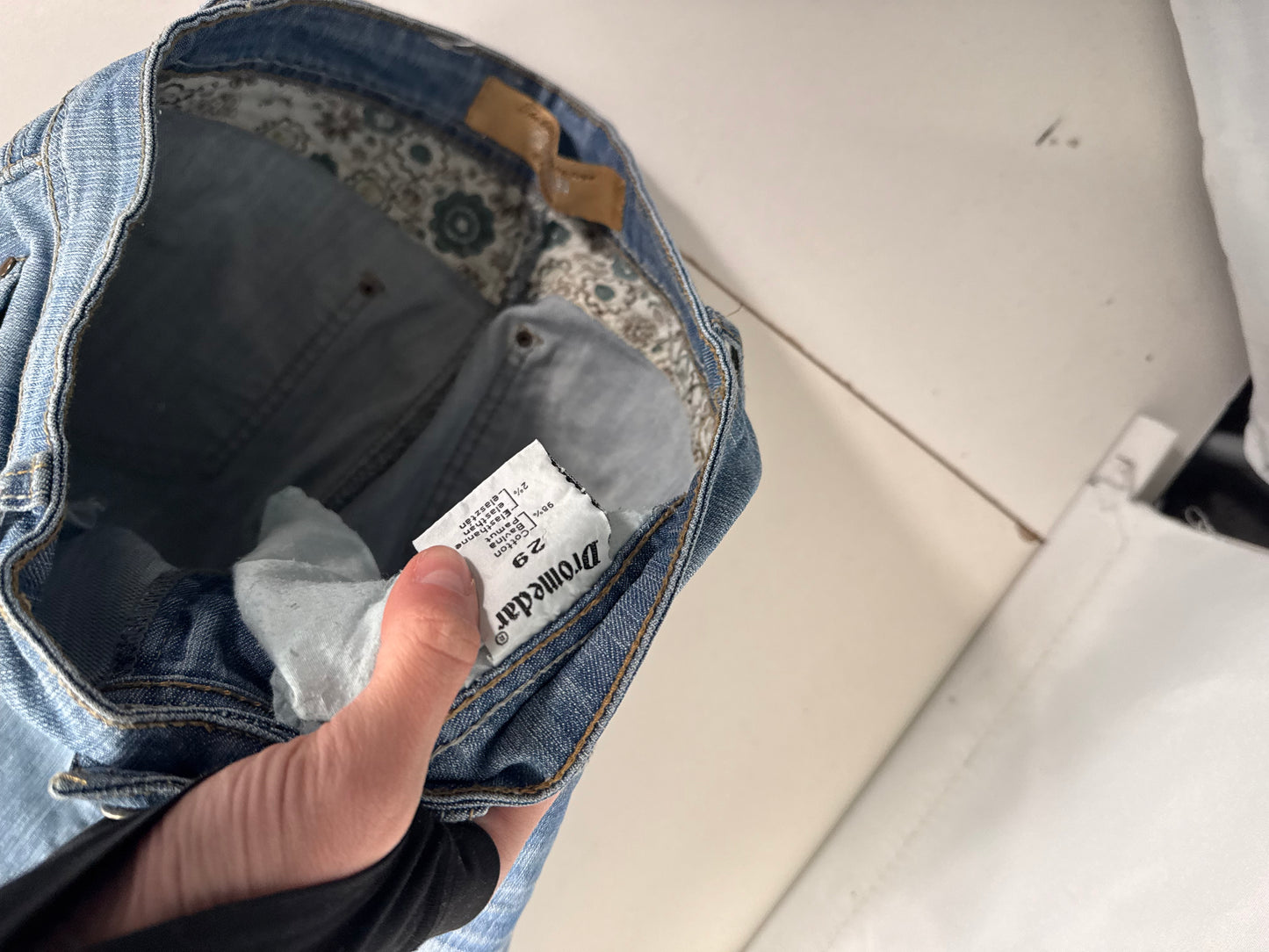 Lågmidjade jeans stl: S