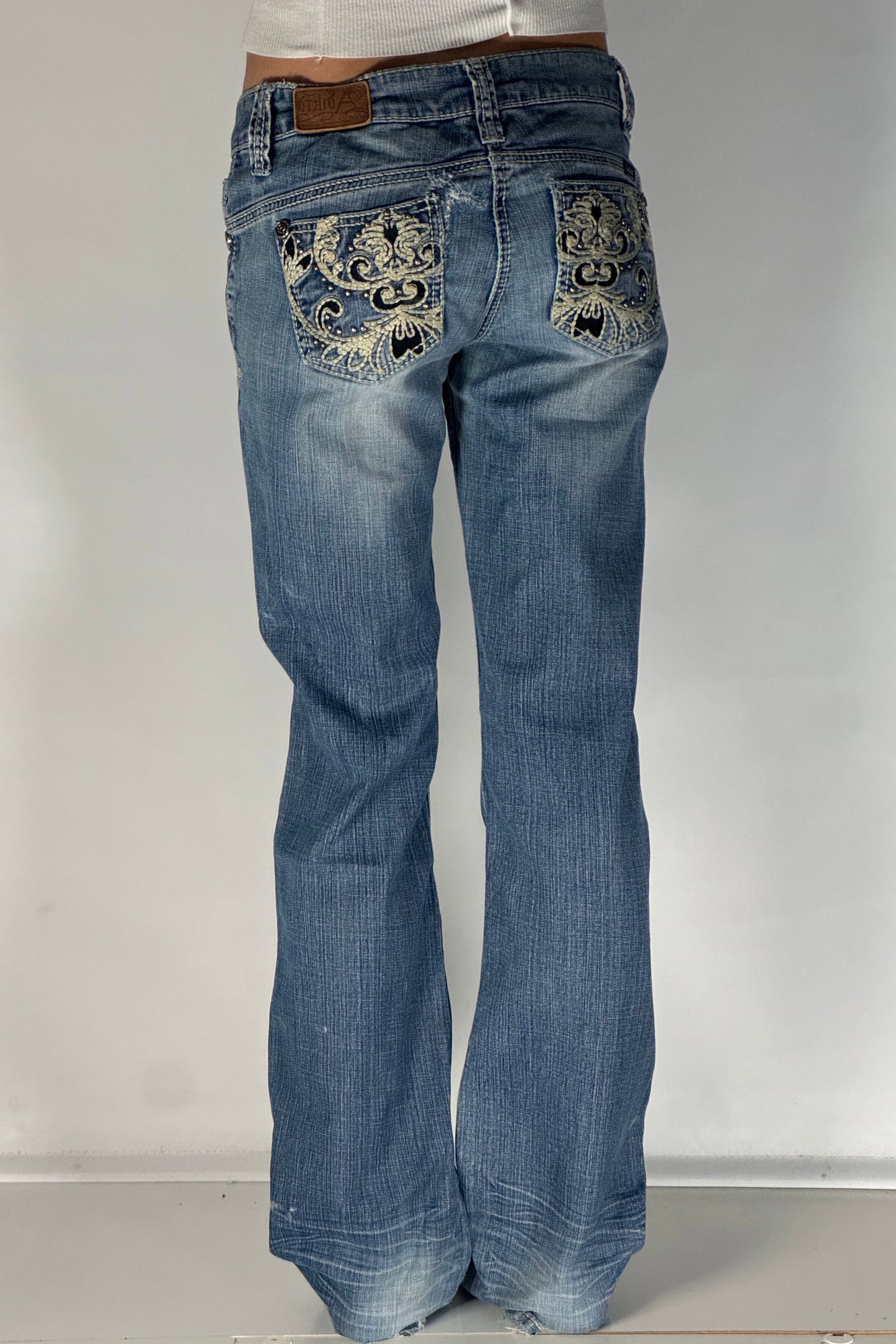 Lågmidjade jeans stl: