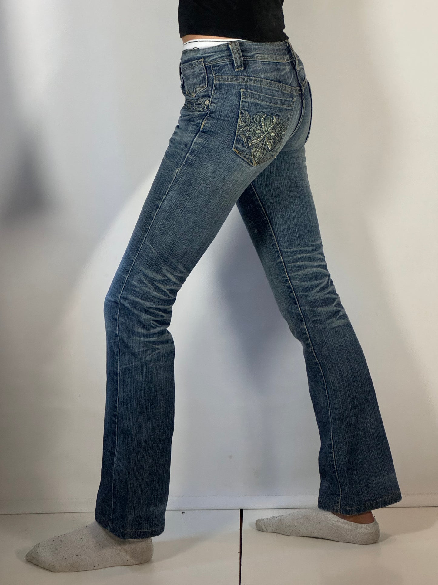 Lågmidjade jeans stl: XXS