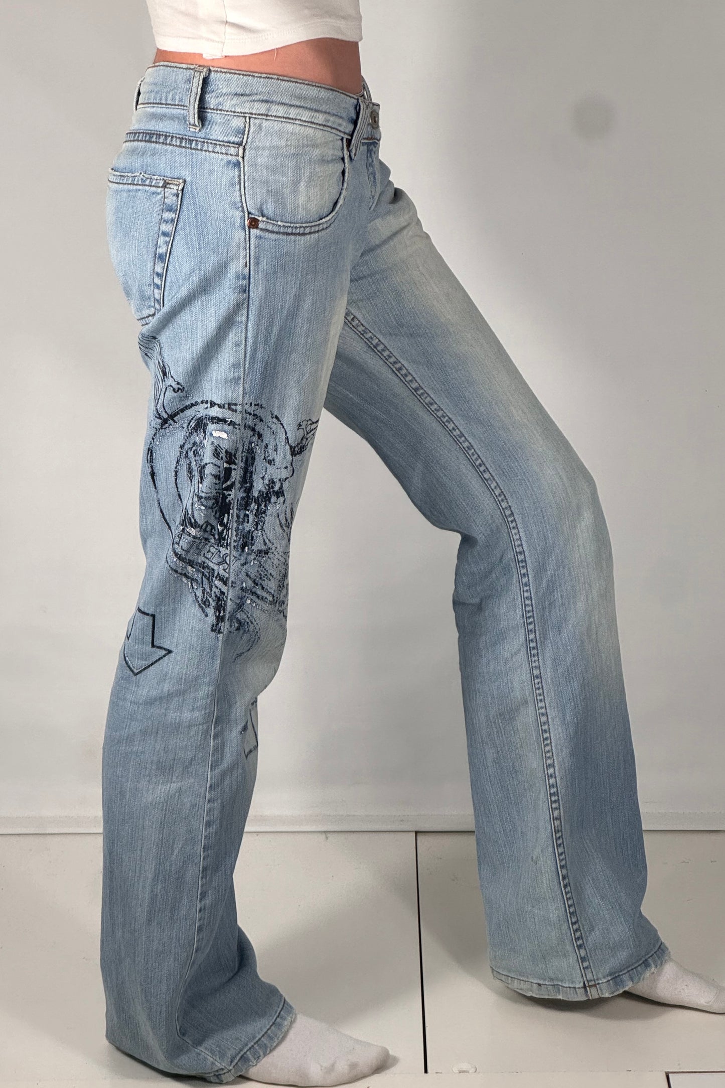 Lavlivsjeans str: S