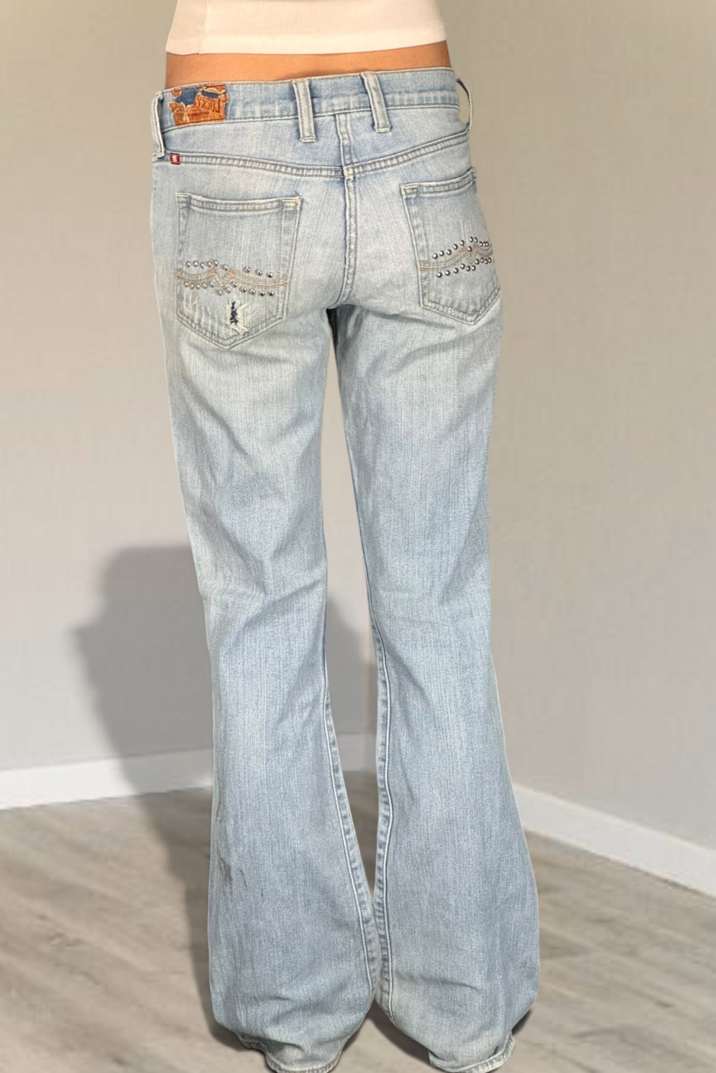 Lågmidjade jeans stl: S