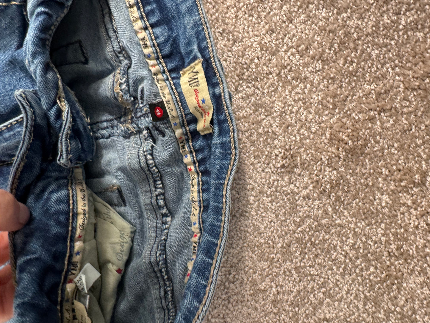Lågmidjade jeans stl: S