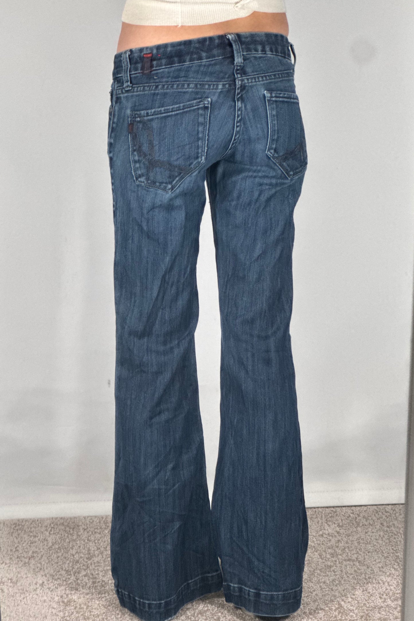 Lavmidede jeans str: XXS