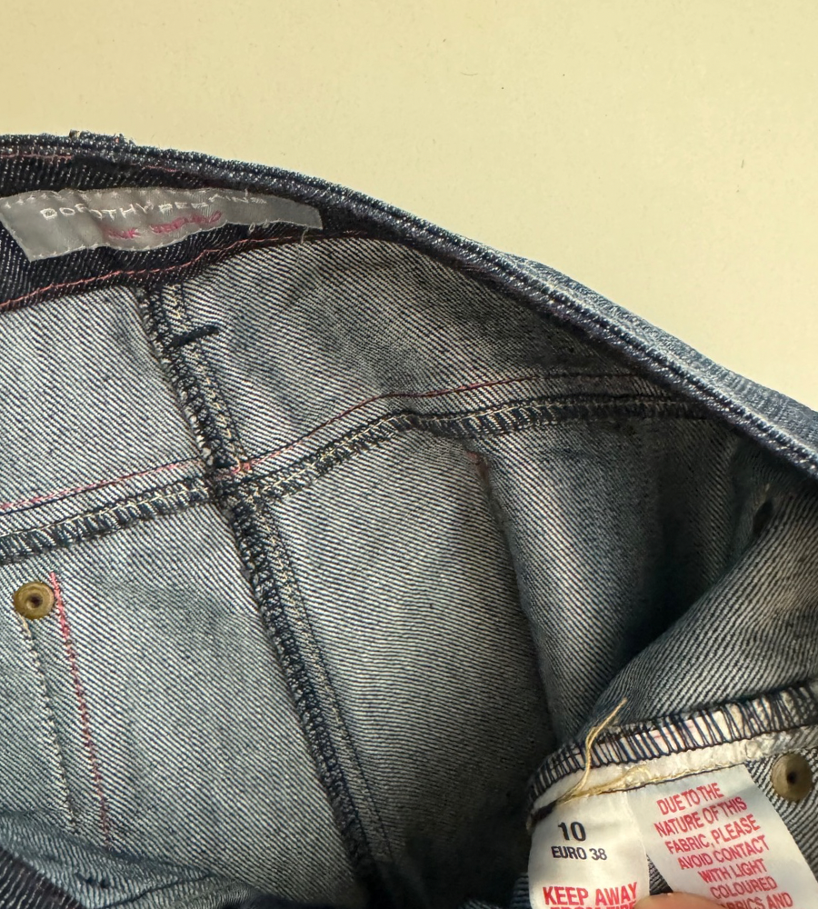 Lågmidjade jeans–stl: XS/S