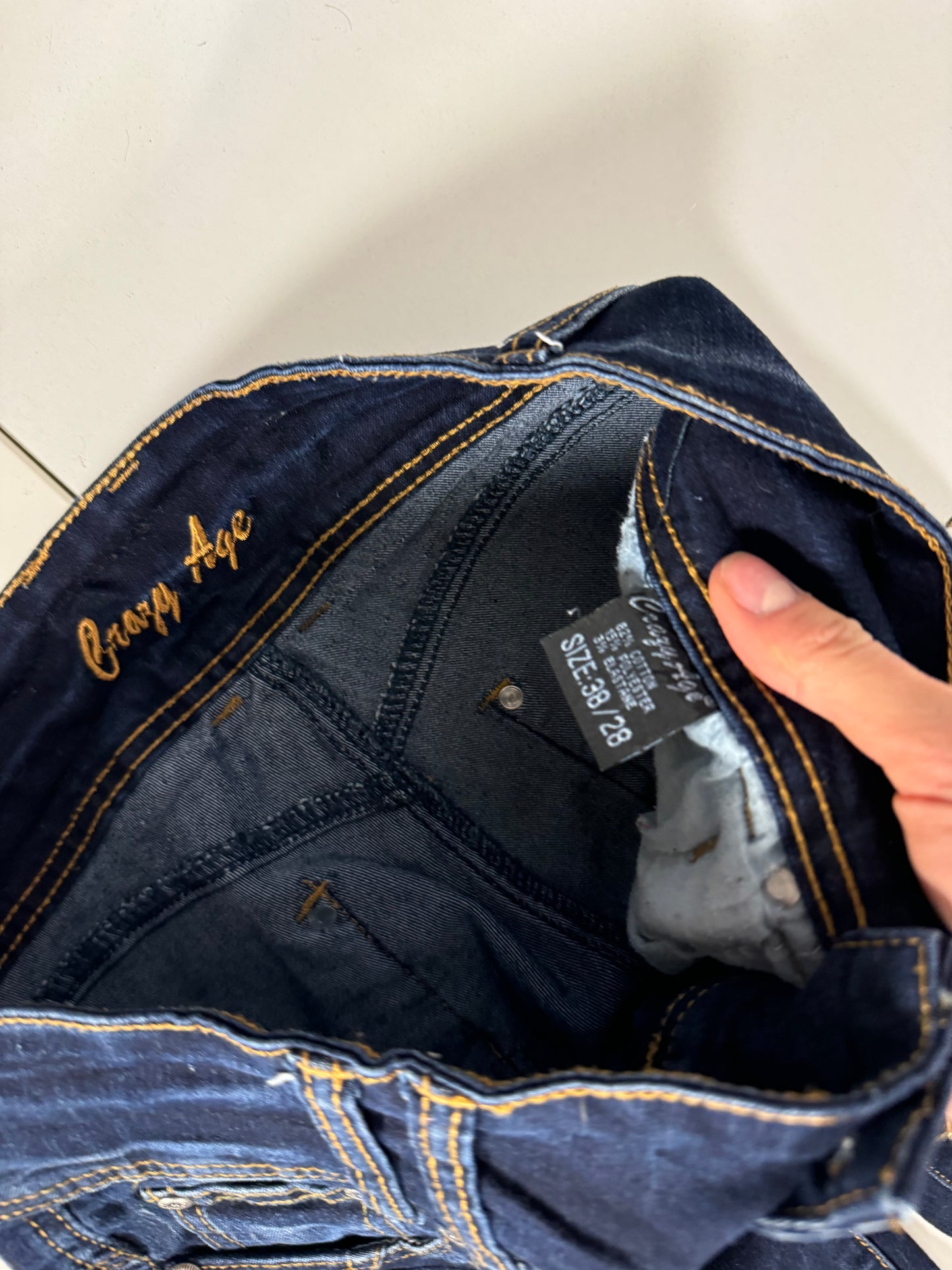 Lågmidjade jeans stl: S