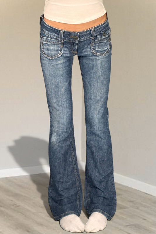 Lågmidjade jeans stl: S