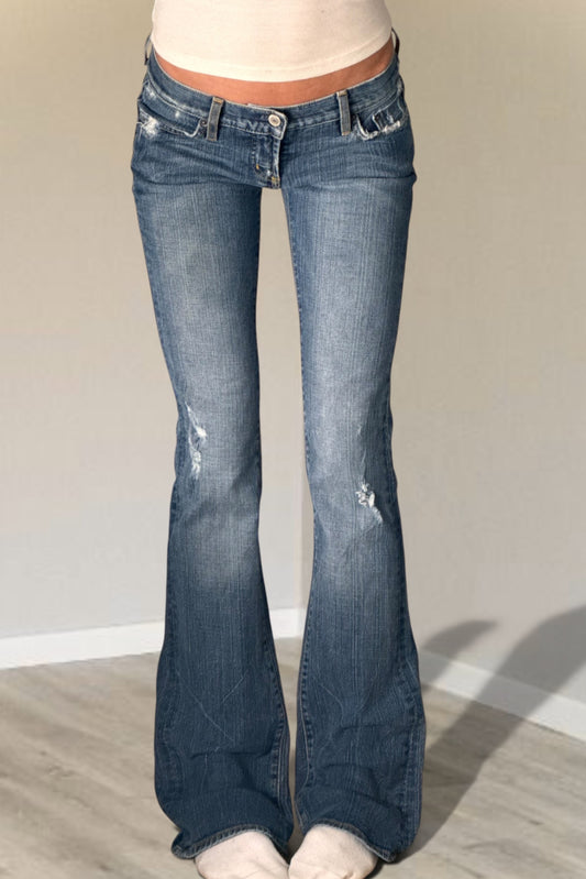 Lågmidjade jeans stl: XS