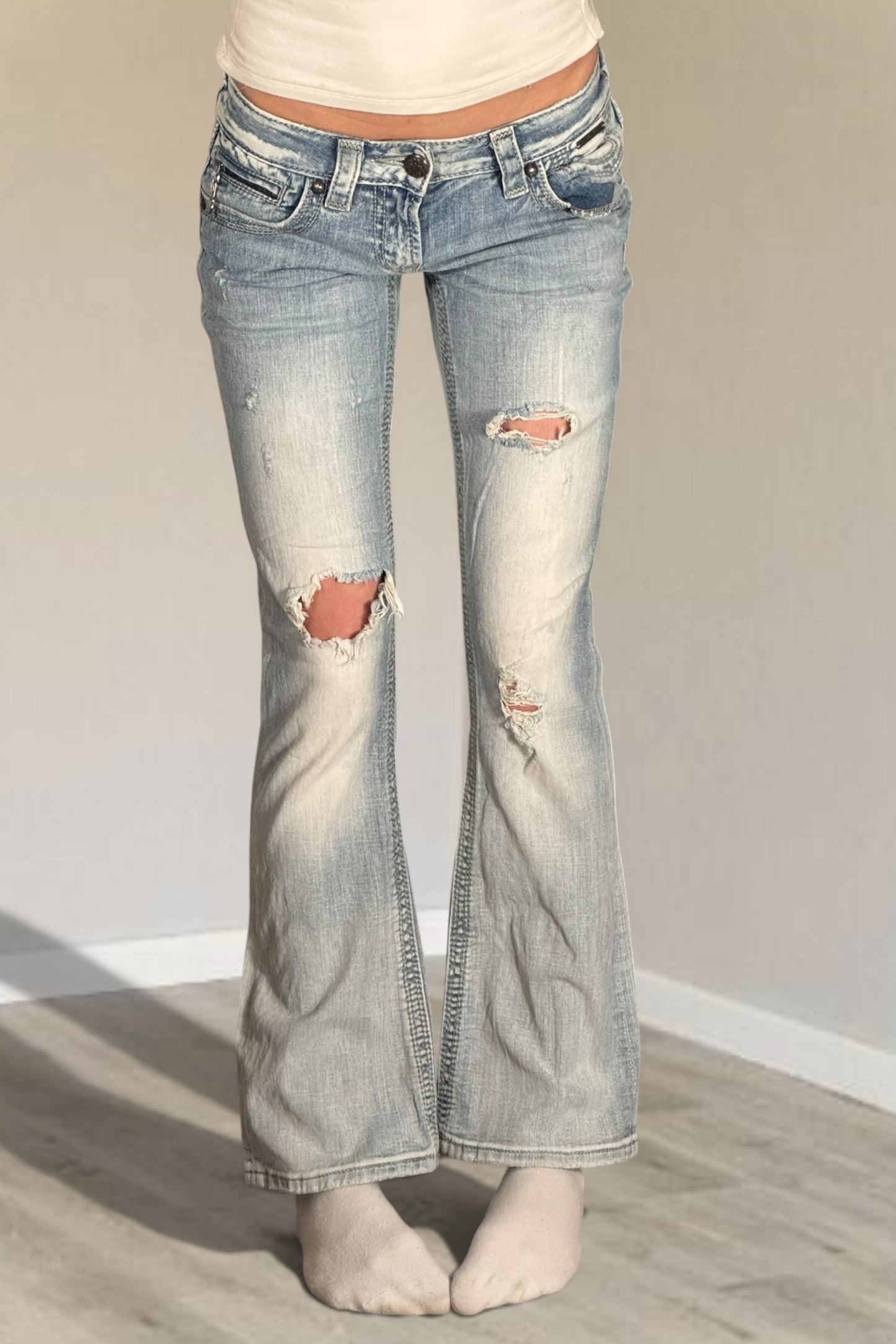 Lågmidjade jeans stl: XS