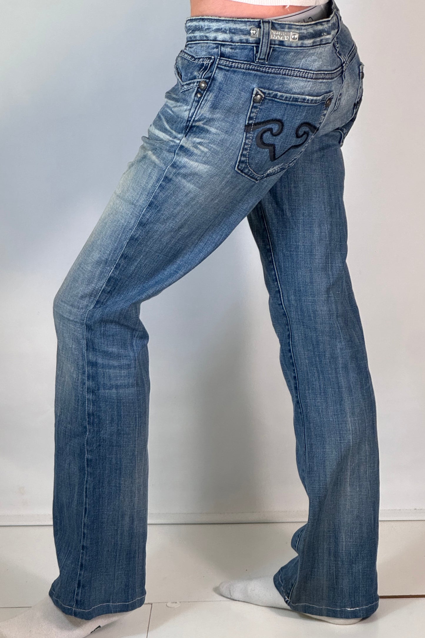 Lågmidjade jeans stl: M