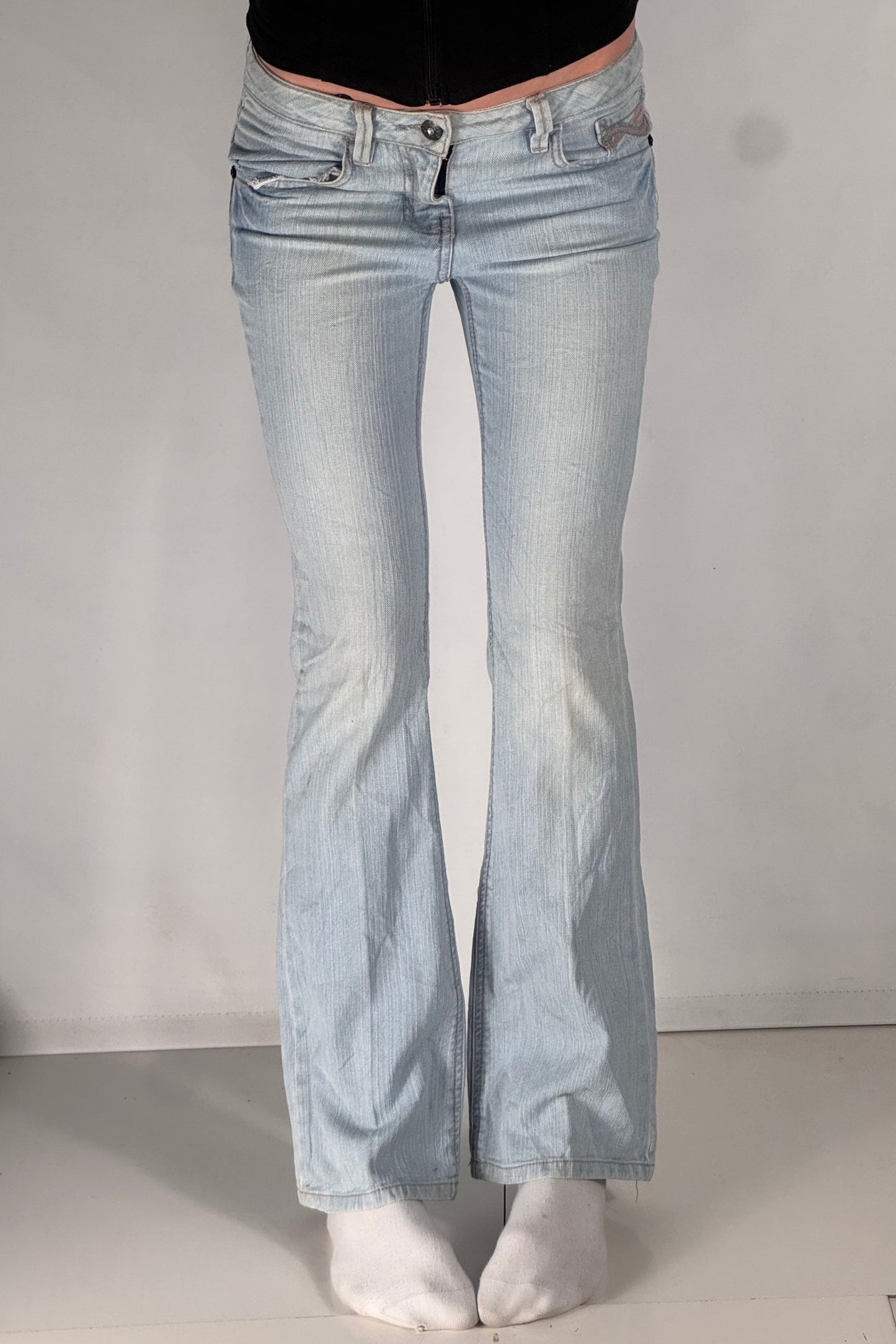 Lågmidjade jeans stl: XXS