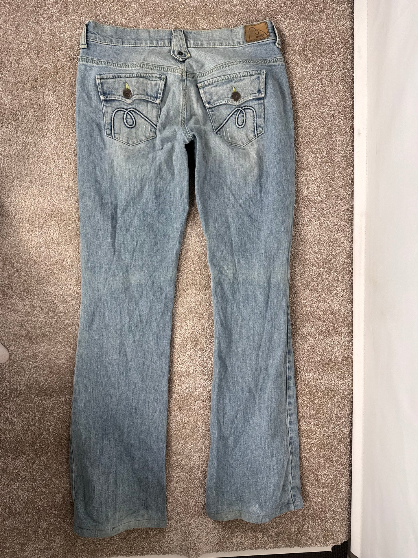 Lågmidjade jeans stl: S