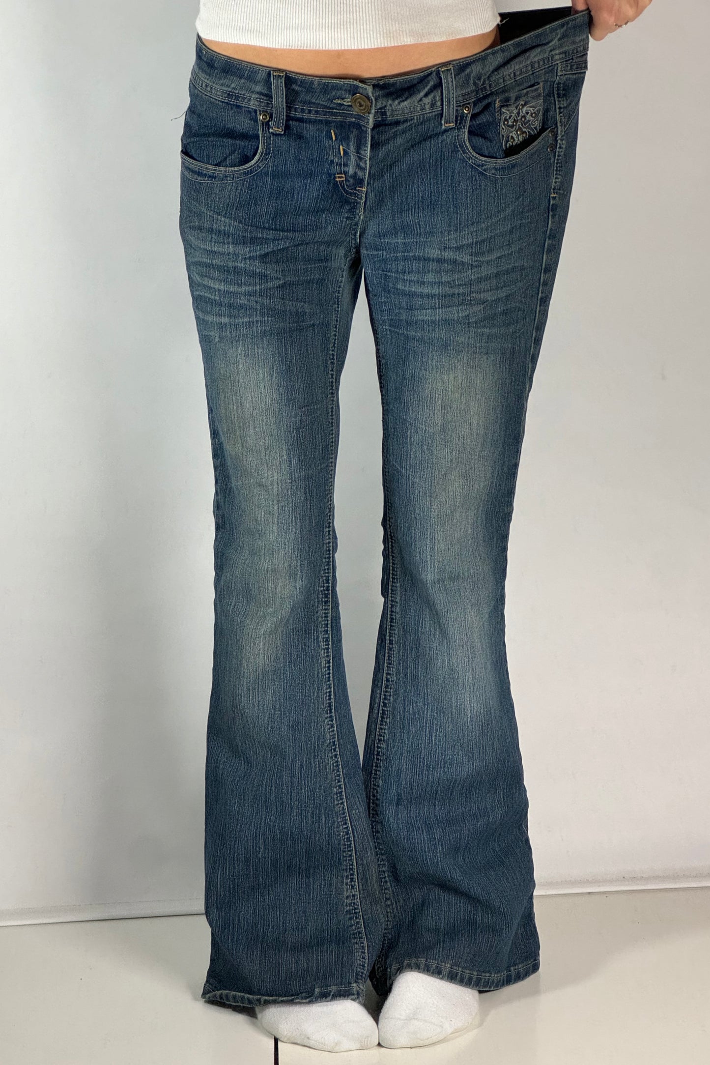 Lågmidjade jeans stl: L