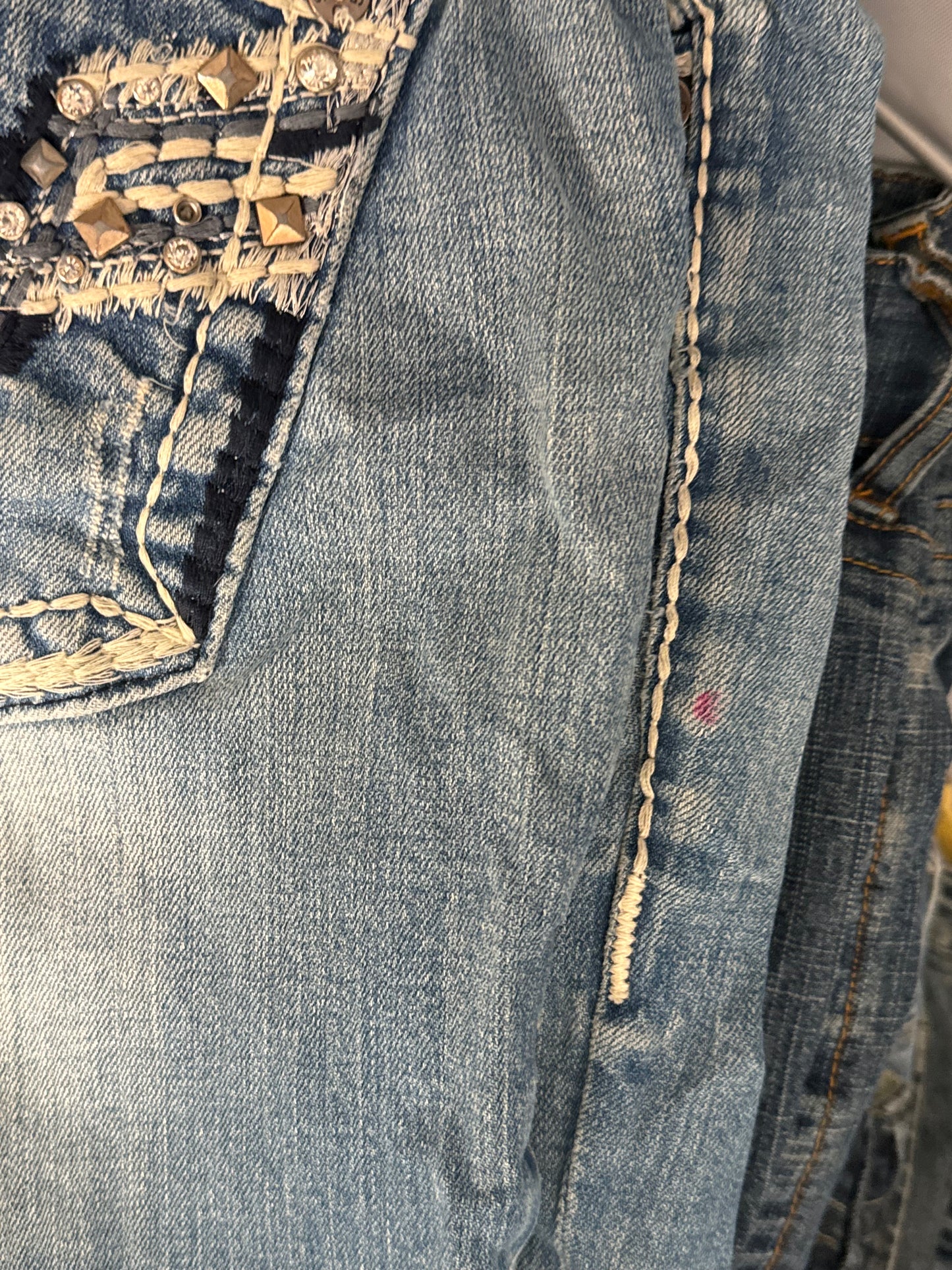Lavtaljede jeans str: M