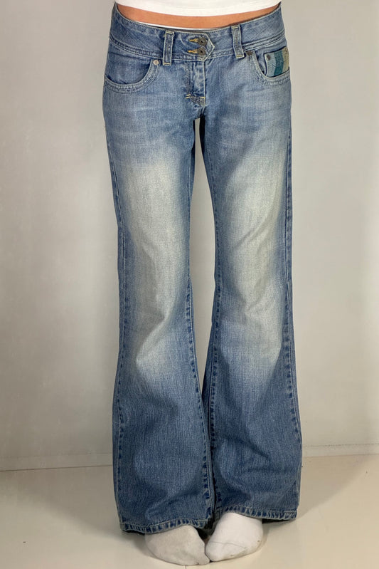 Lågmidjade jeans stl: S/M