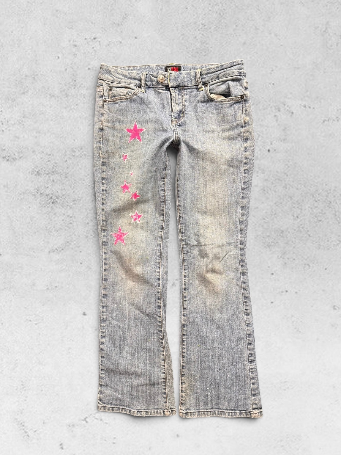 Utsvängda jeans stl: S