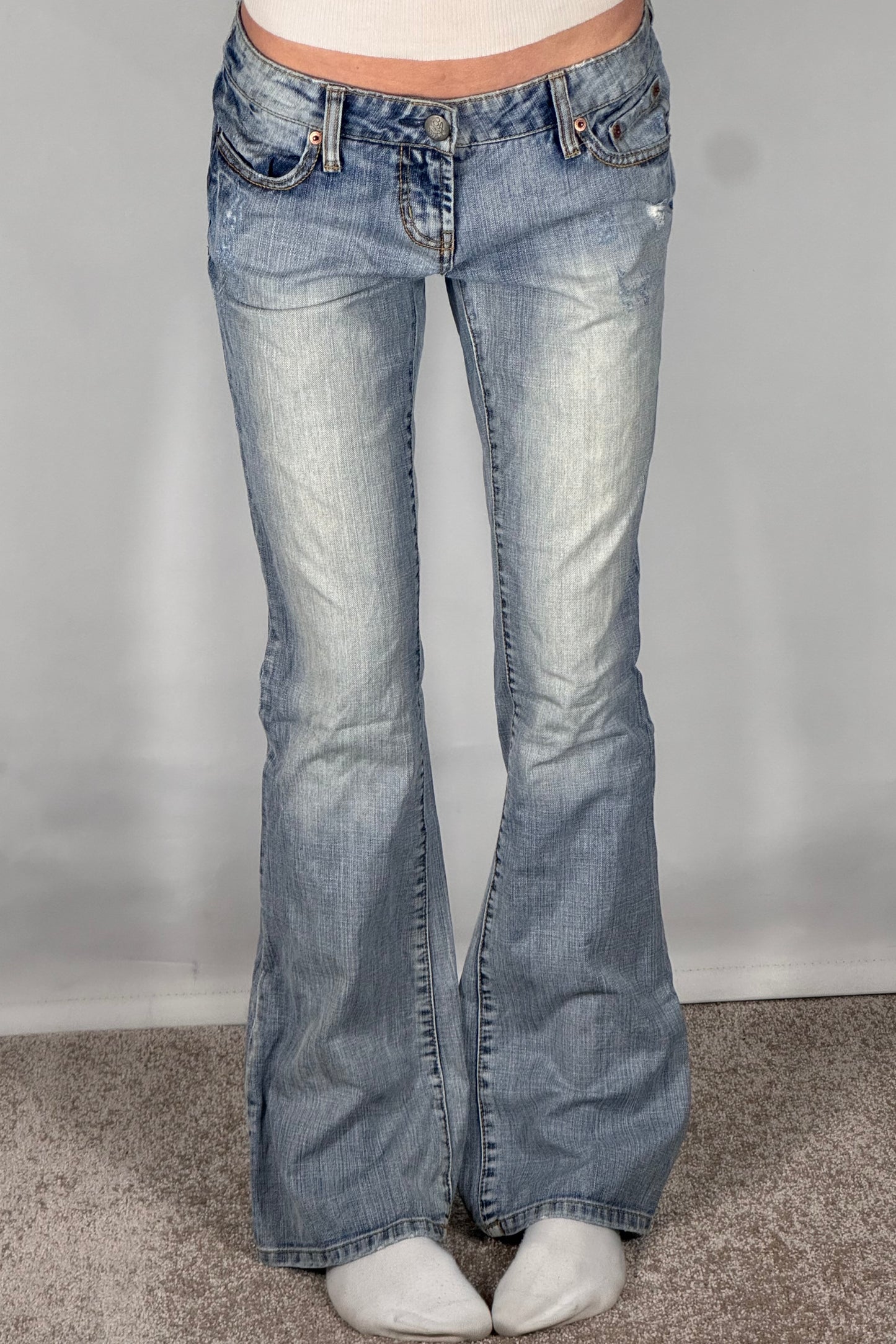 Lågmidjade jeans stl: S