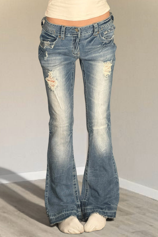 Lågmidjade jeans stl: S/M
