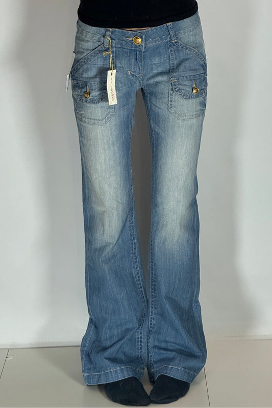 Lågmidjade jeans stl: S