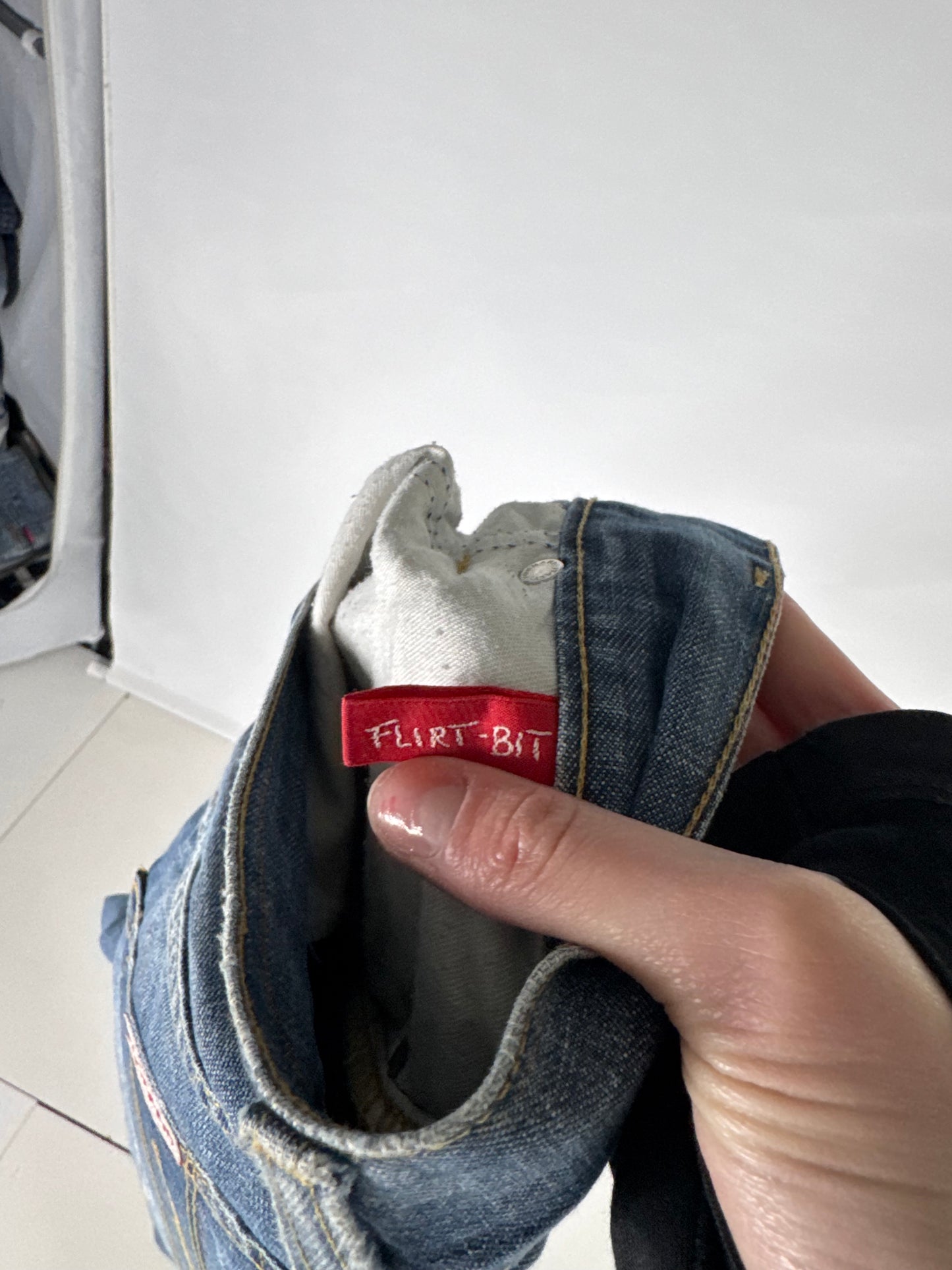 Lågmidjade jeans stl: XS/S