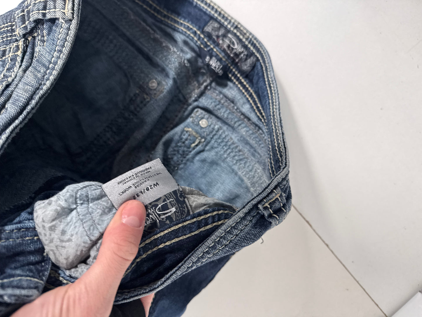 Lågmidjade jeans stl: S