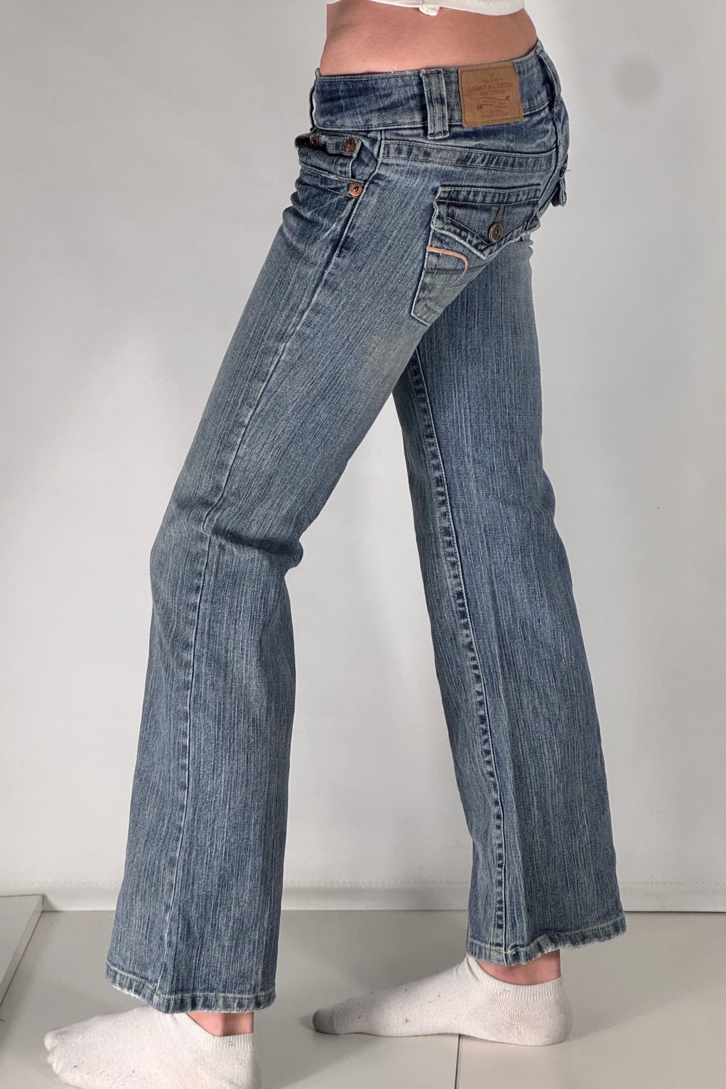 Lågmidjade jeans stl: XS