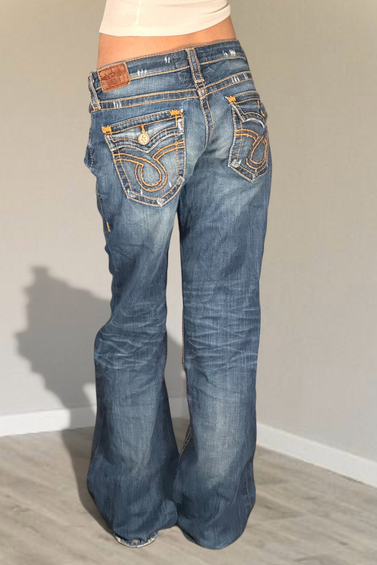 Lågmidjade jeans stl: L