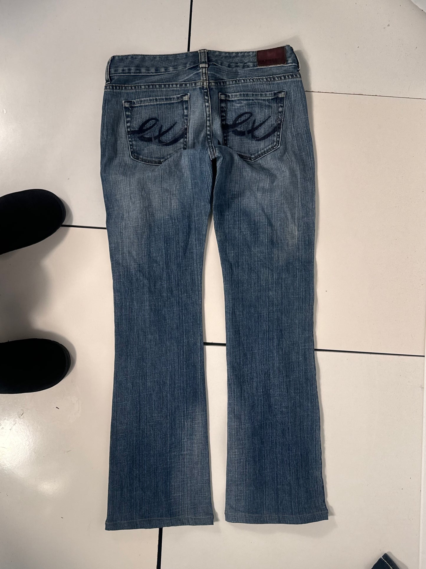 Lavtaljede jeans str: S