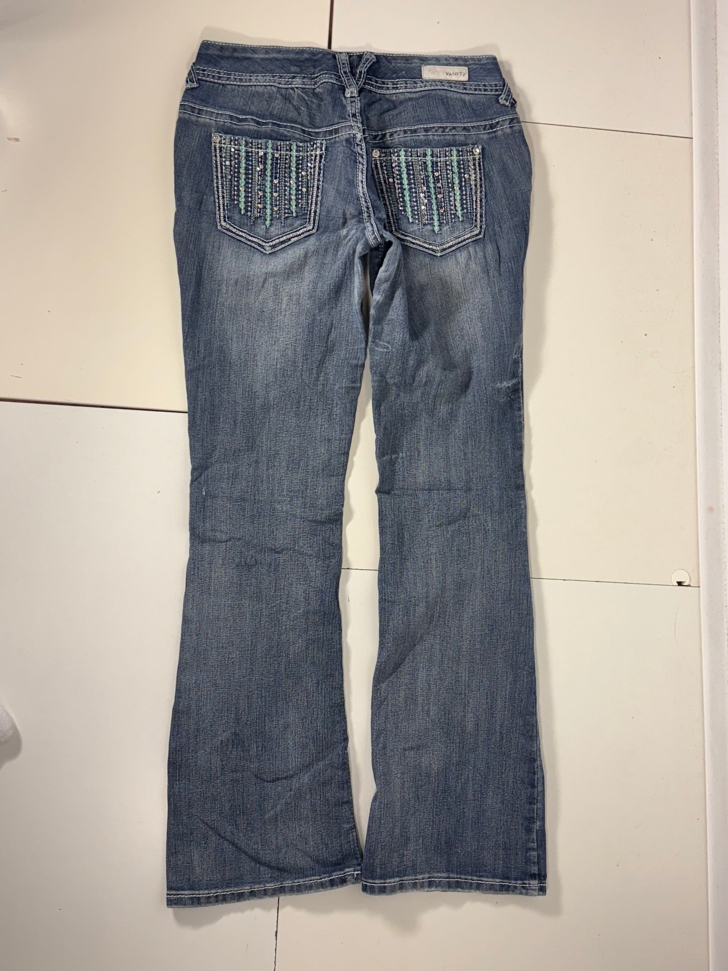 Lågmidjade jeans stl: S
