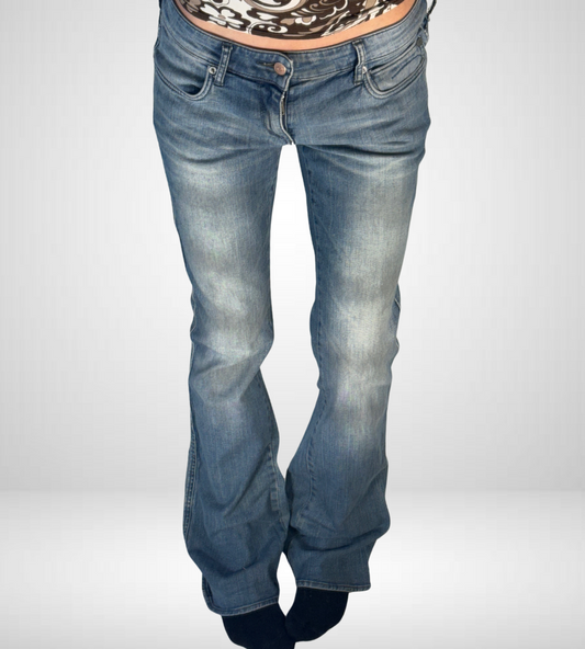 Lågmidjade jeans–stl: S/M