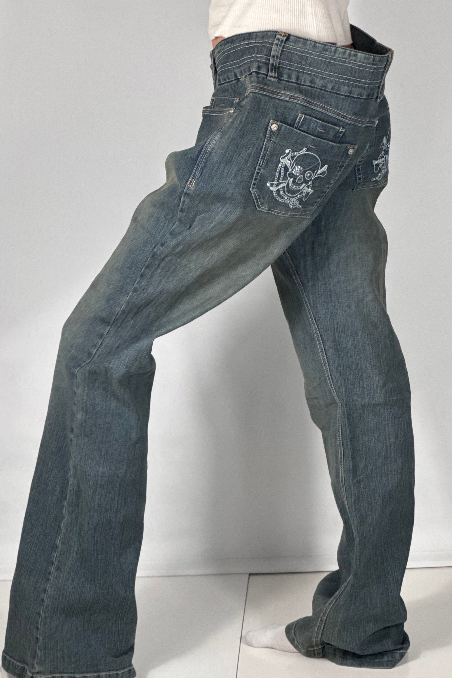 Lågmidjade jeans stl: L