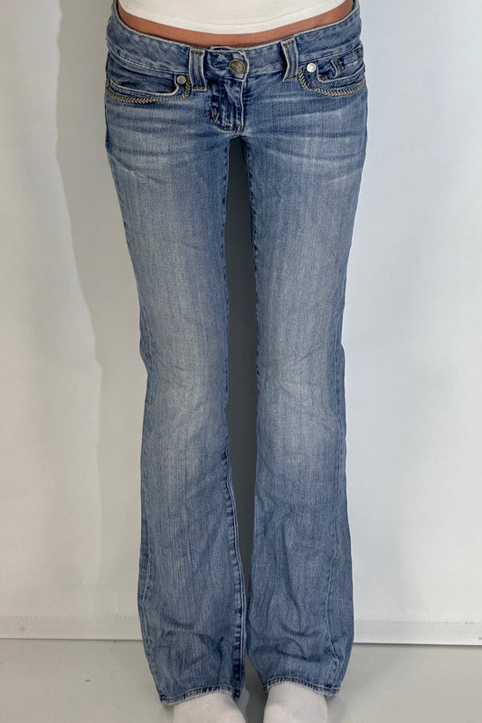 Lågmidjade jeans stl: S