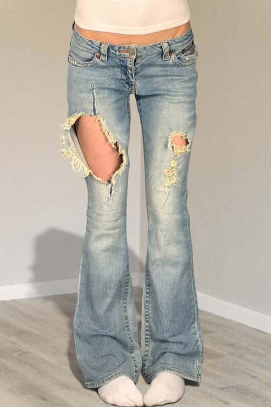 Lågmidjade jeans stl: S