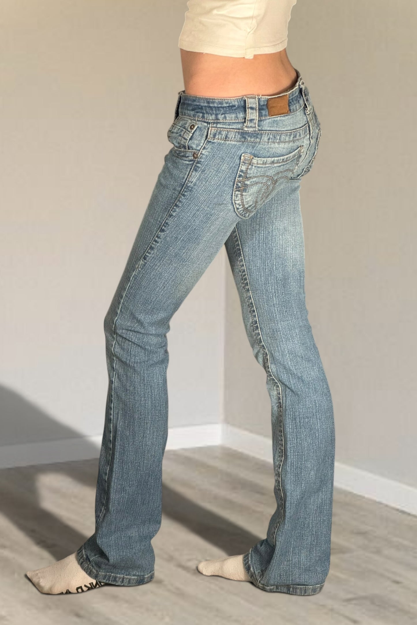 Lågmidjade jeans stl: XS