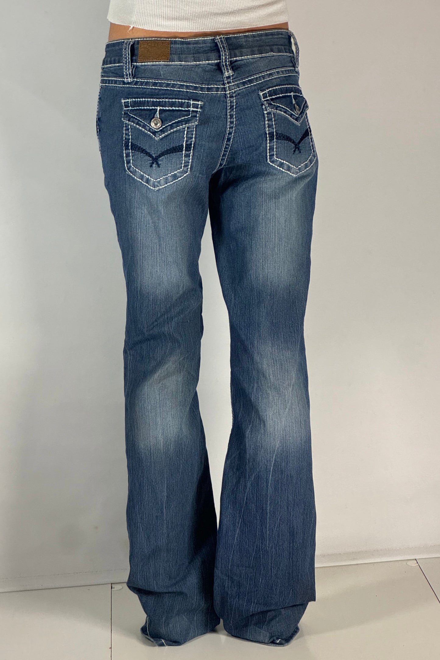 Lågmidjade jeans stl: S