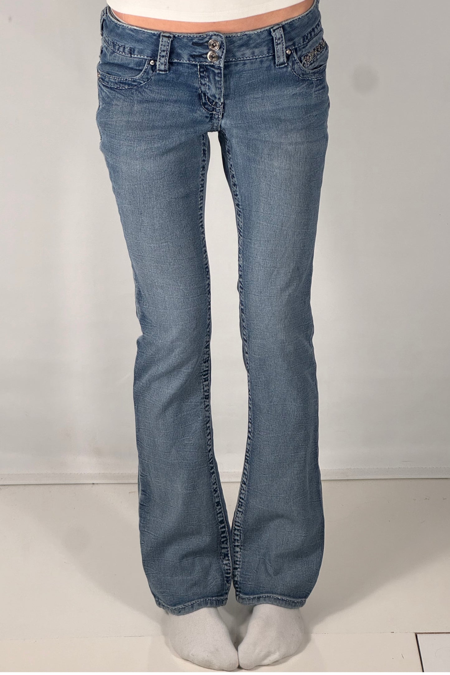 Lavtaljede jeans str: XS