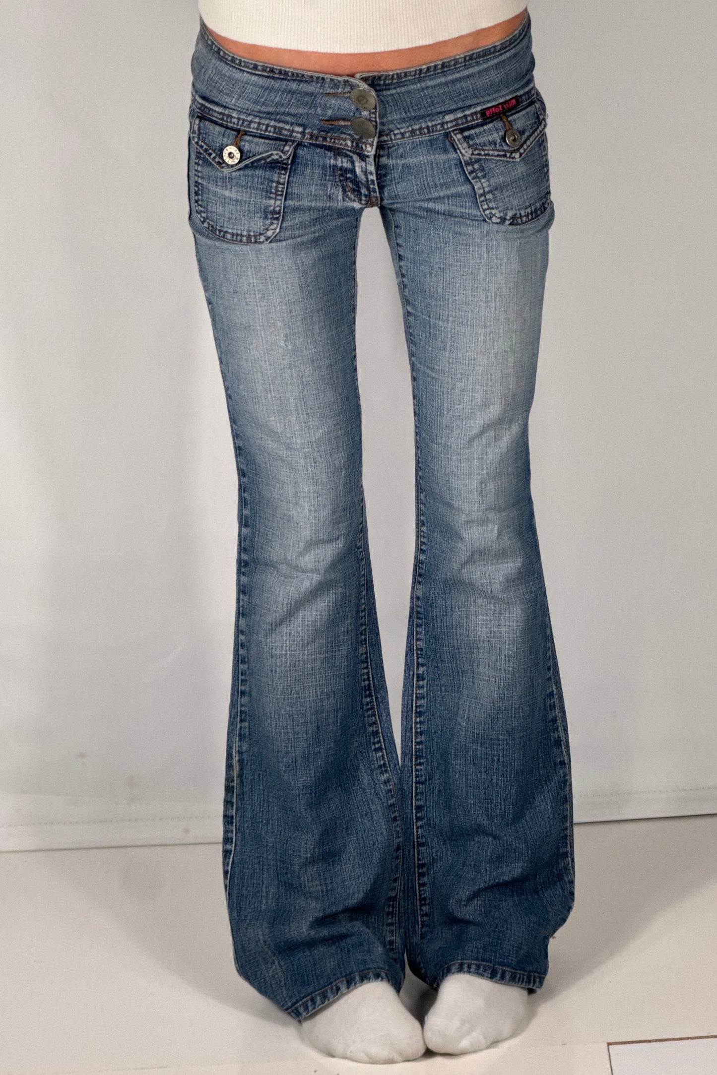 Lavtaljede jeans str: XS
