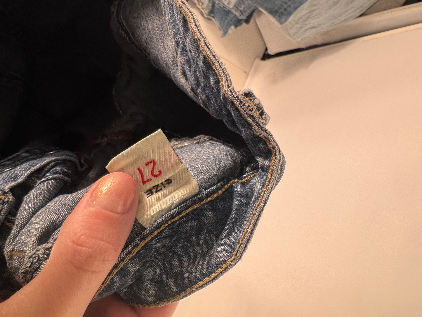 Lågmidjade jeans stl: XS