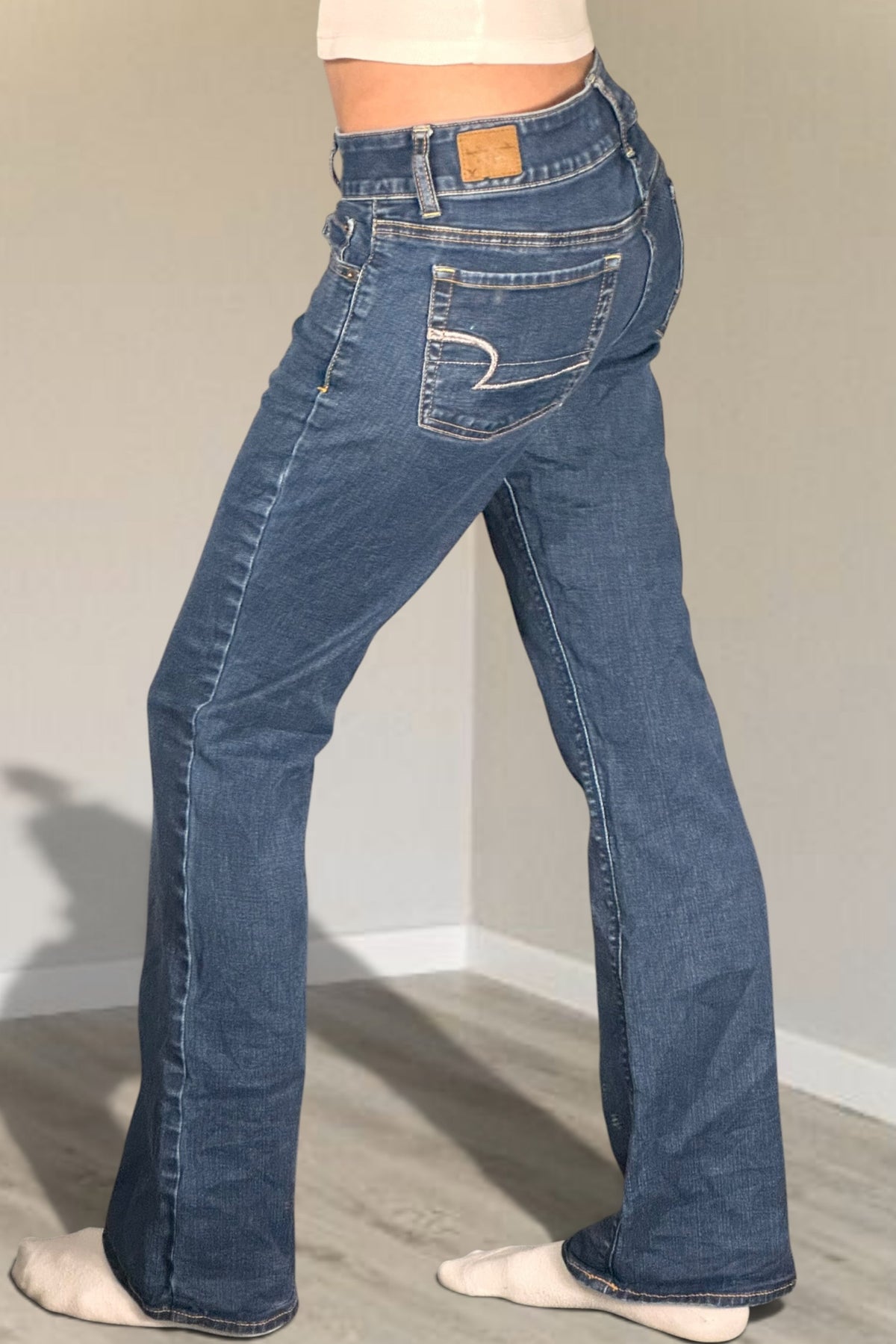 Lågmidjade jeans stl: S