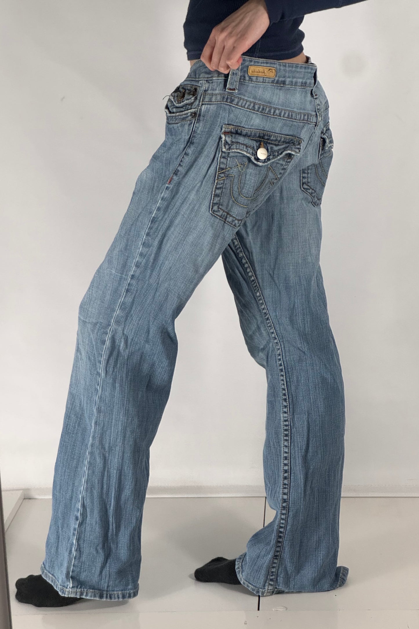 Lågmidjade jeans stl: L