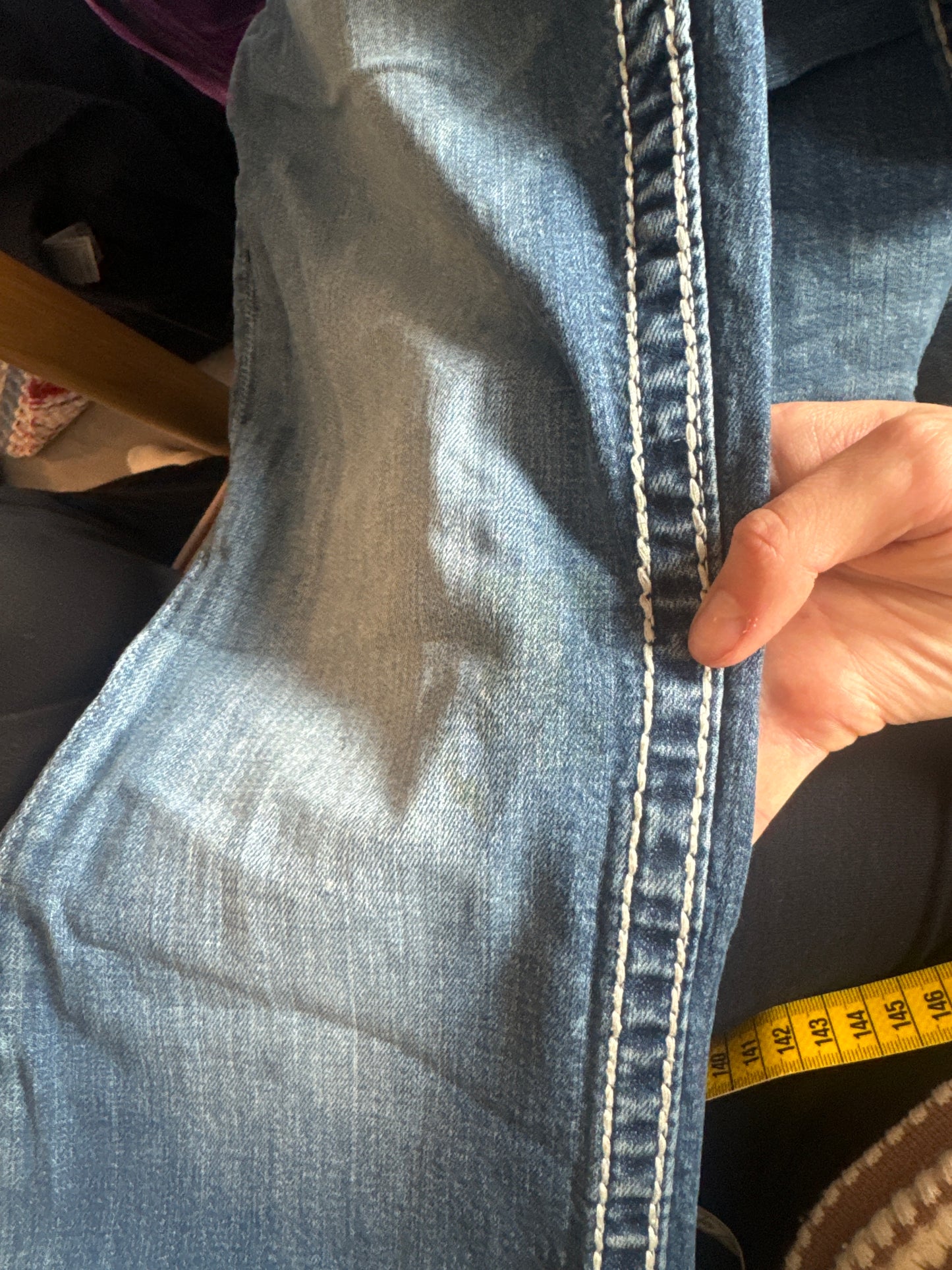 Lågmidjade jeans stl: M