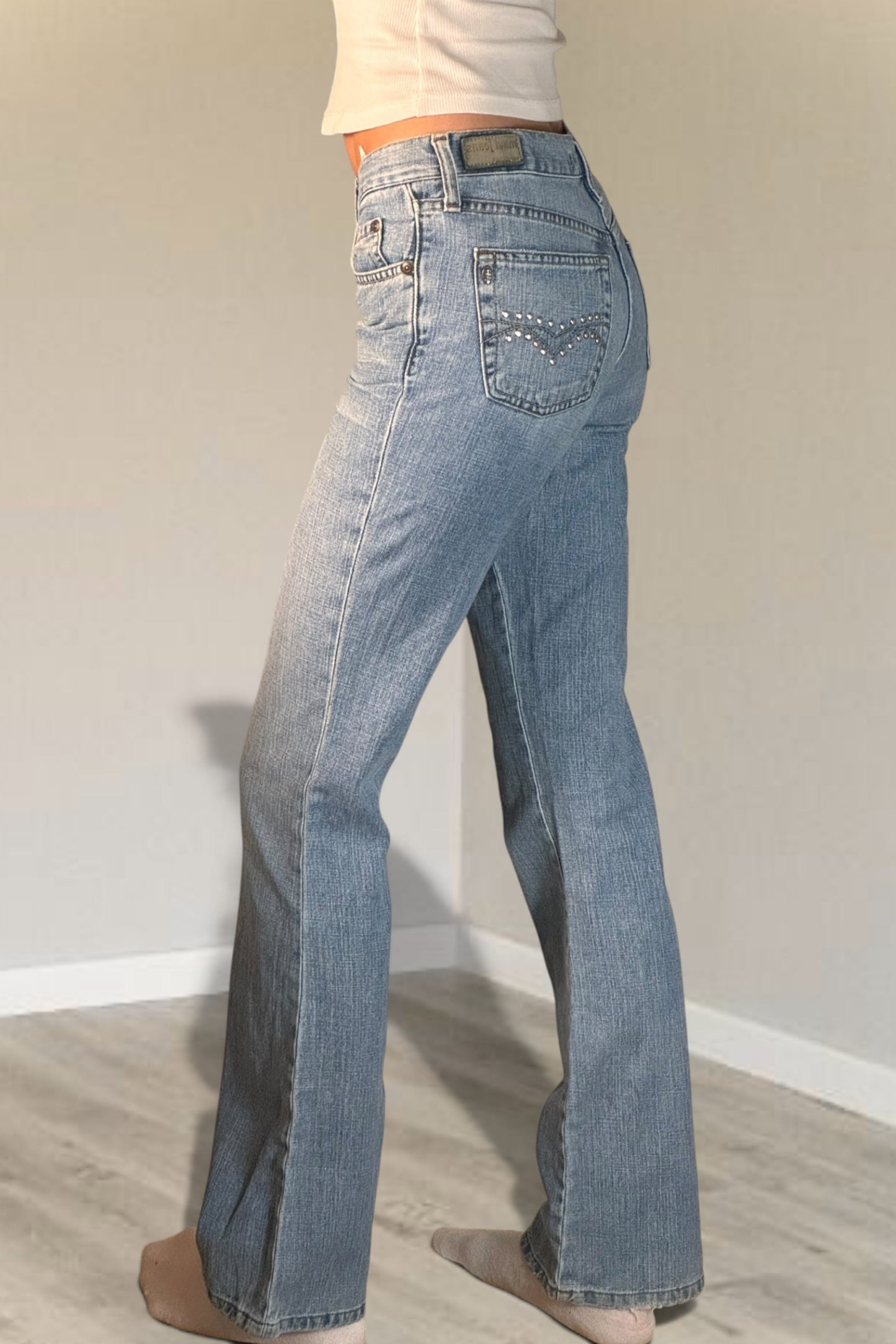 Low-rise jeans size: XXS
