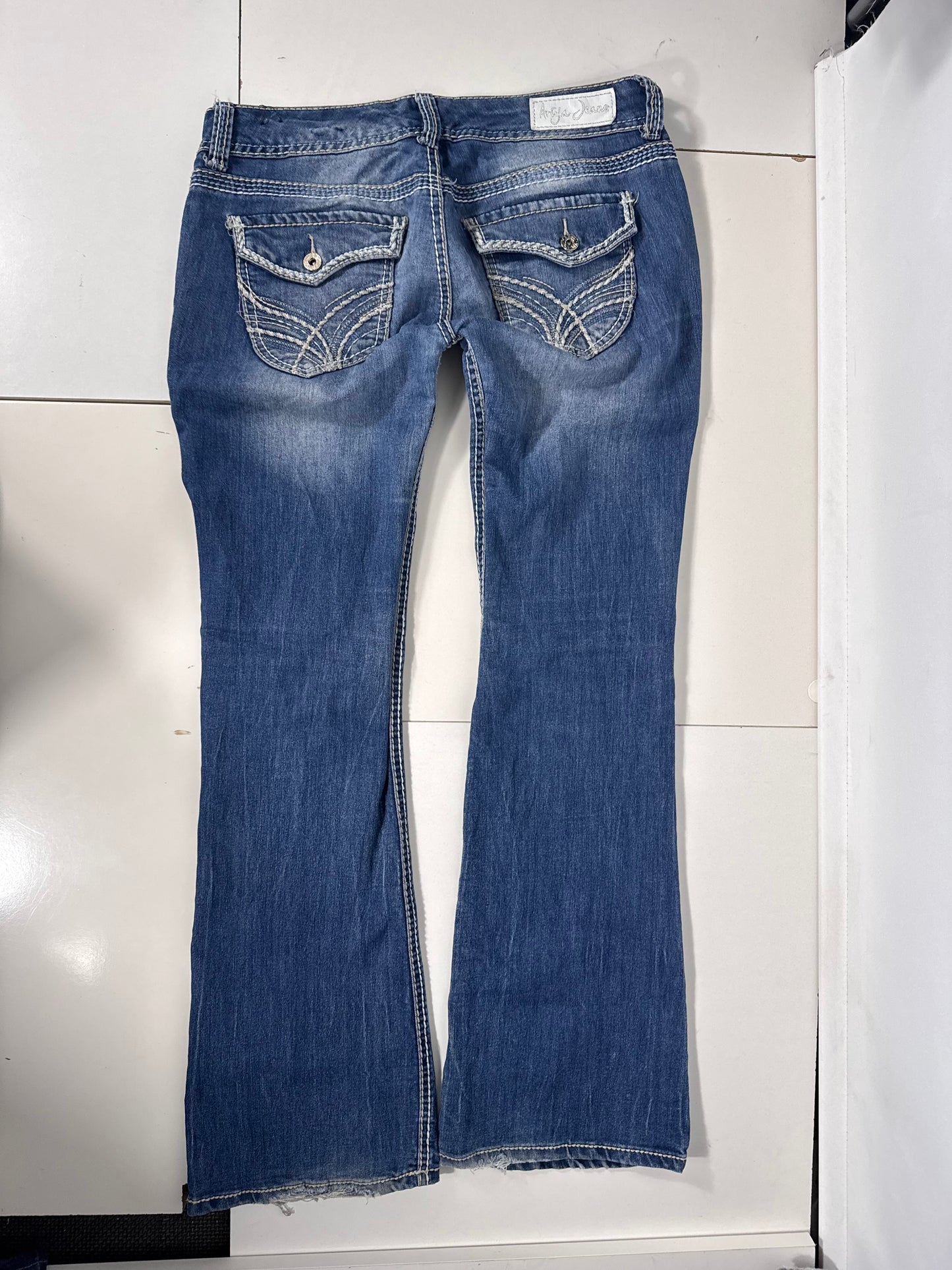 Lågmidjade jeans stl: M